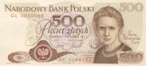 500-zlotych-1971-maria-sklodowska-curie-awers